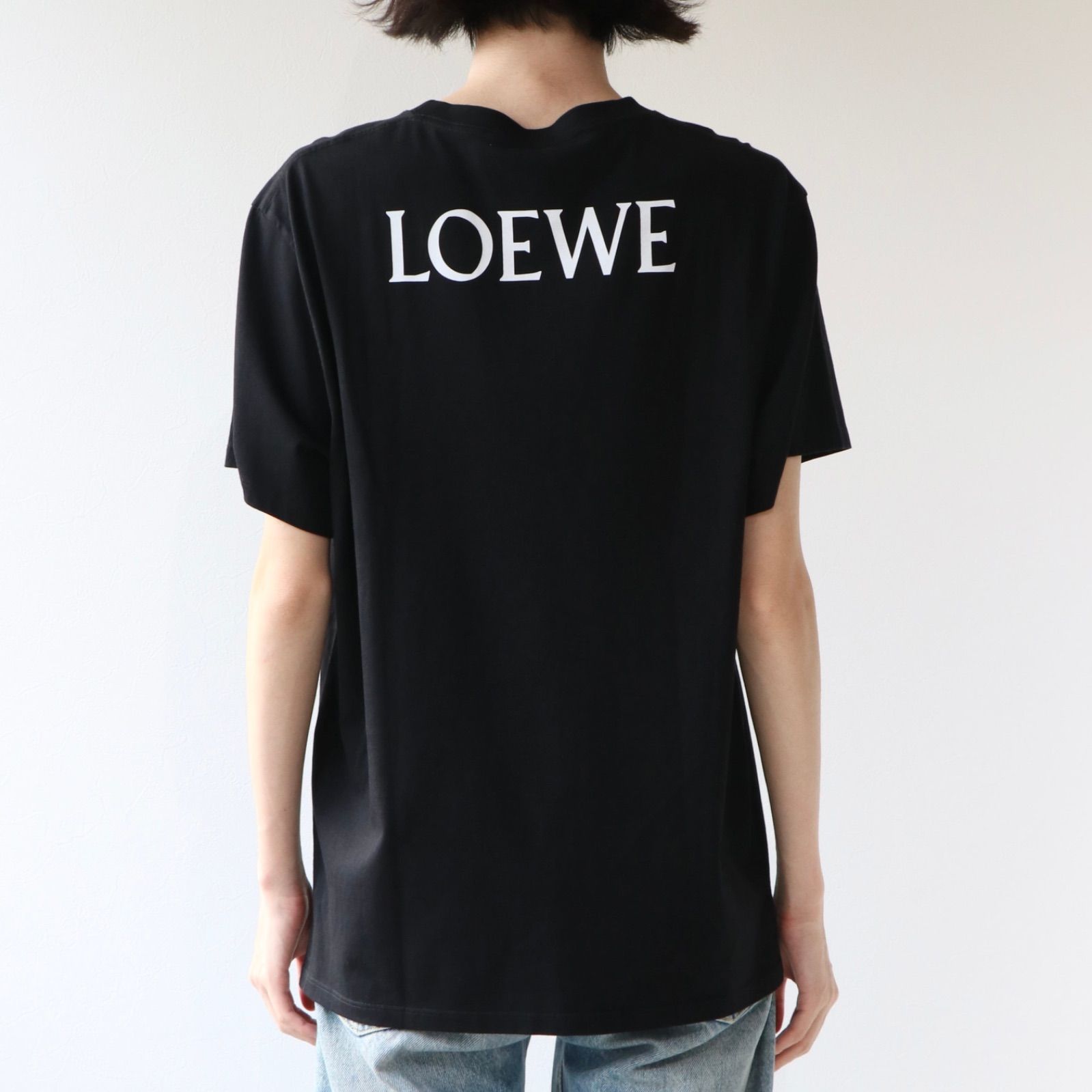 LOEWE Tシャツ ブラック コットン ロエベ