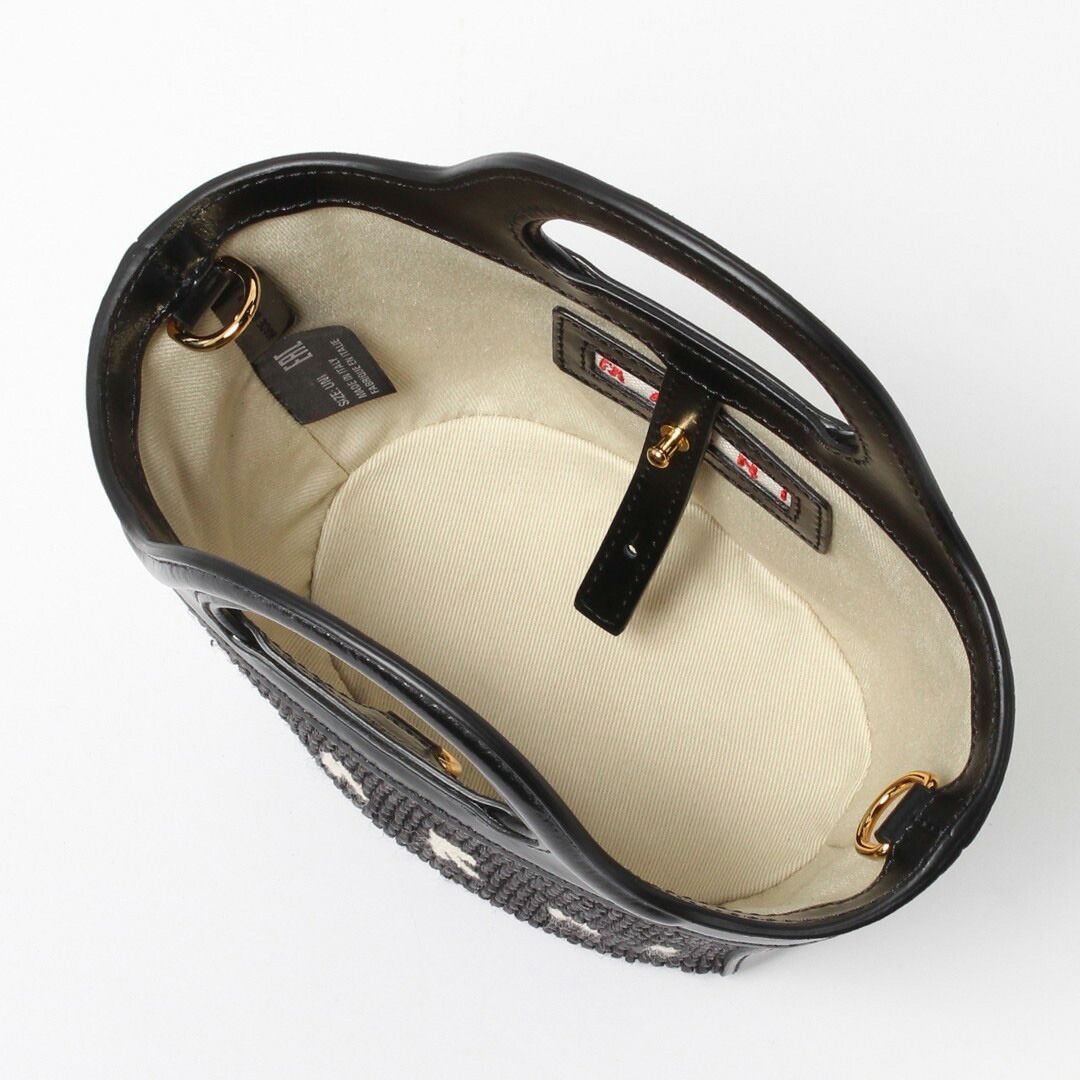 ダイアナ 2way ショルダーバッグ カゴバッグ かごバッグ 白 DIANA