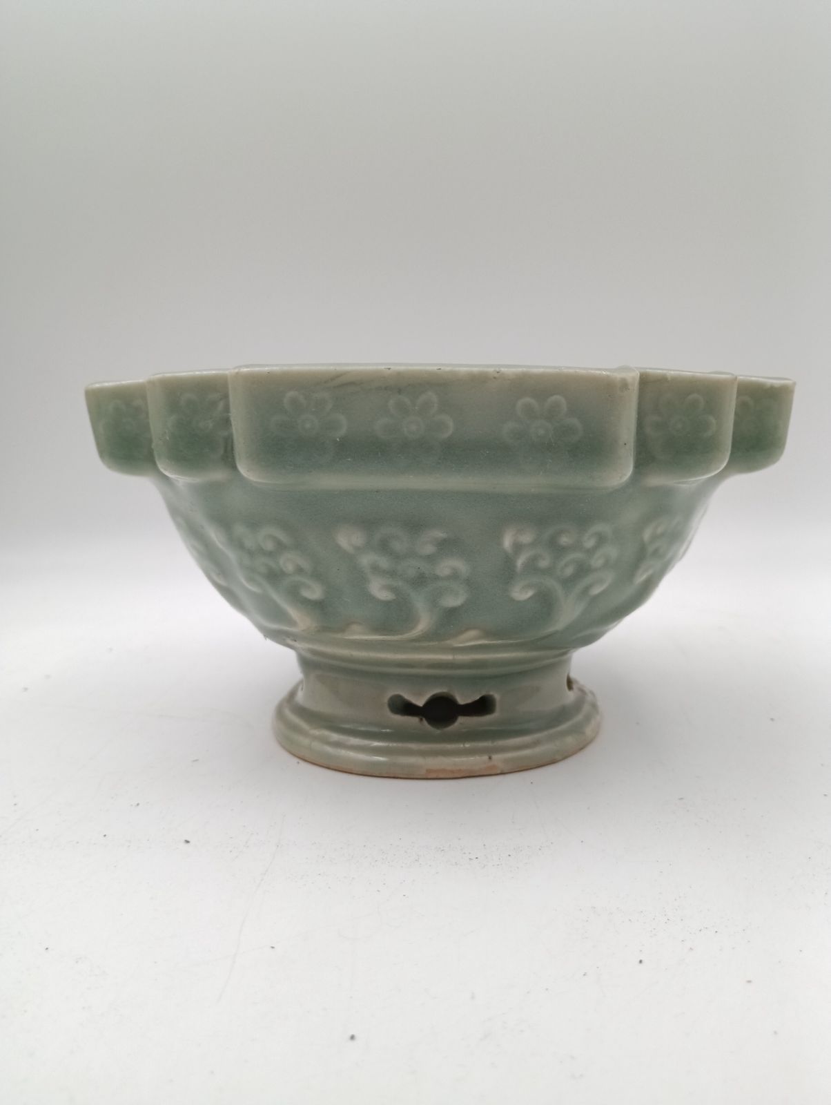 K-1605】江戸後期？ 明治？ 骨董品 三田青磁鉢 - メルカリ