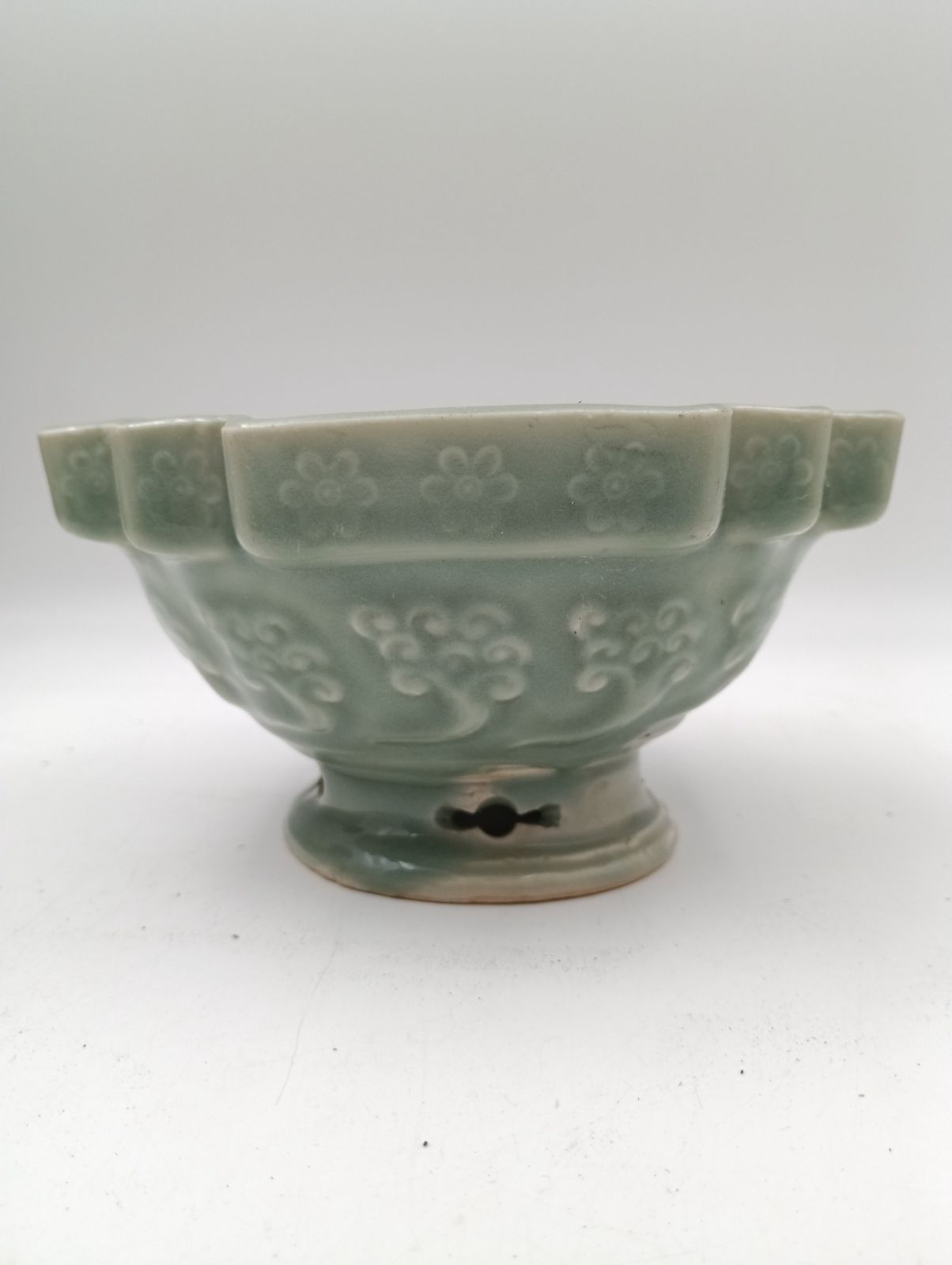 K-1605】江戸後期？ 明治？ 骨董品 三田青磁鉢 - メルカリ