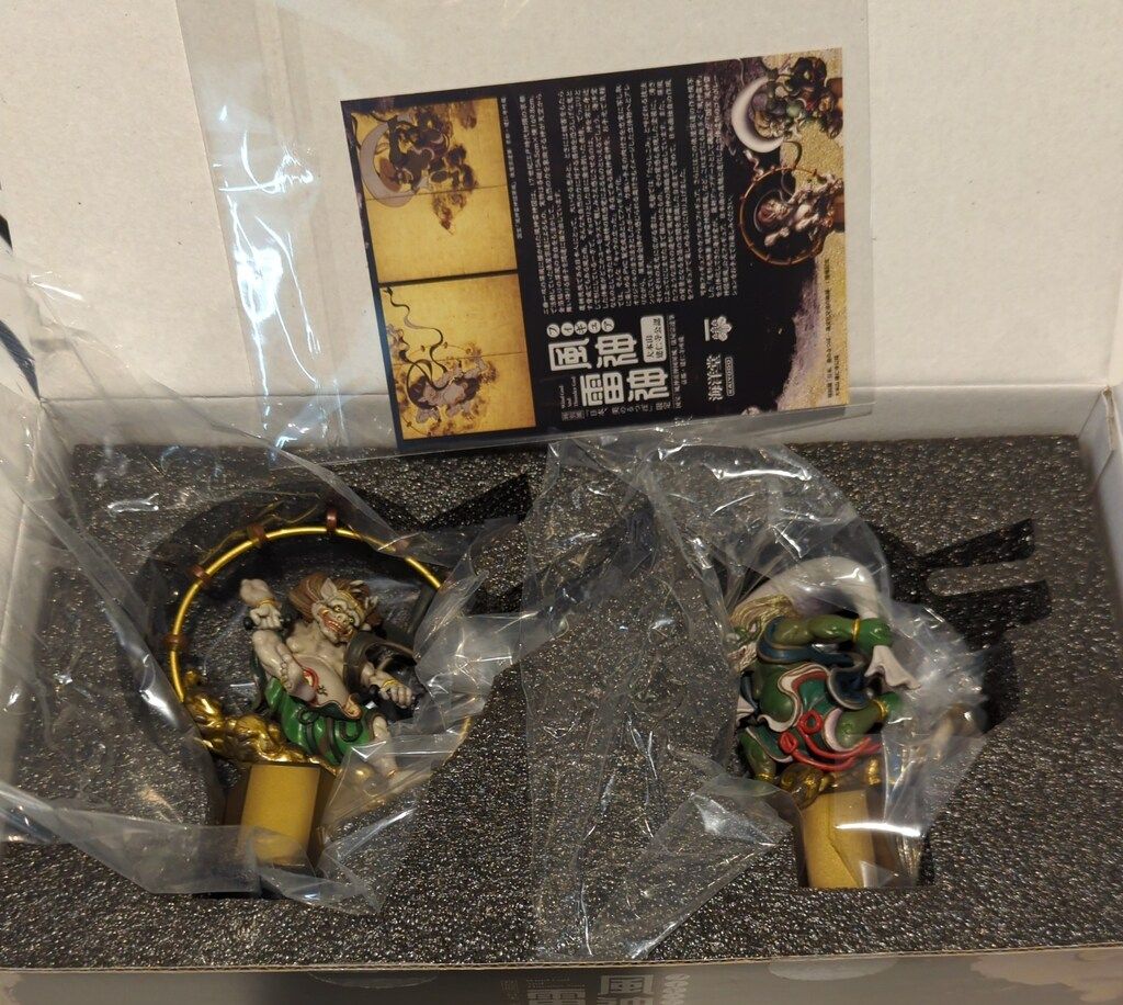 海洋堂 特別展「日本、美のるつぼ」限定 風神雷神フィギュア - メルカリ