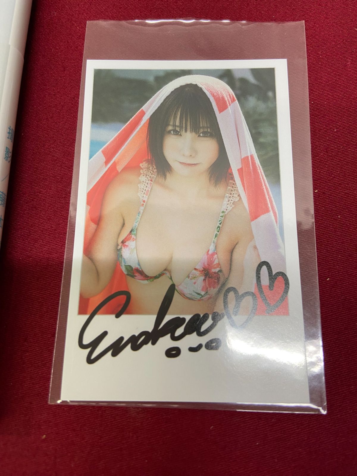 えなこ写真集『エピローグ』 チェキ風カード付き 撮影 藤本和典 806