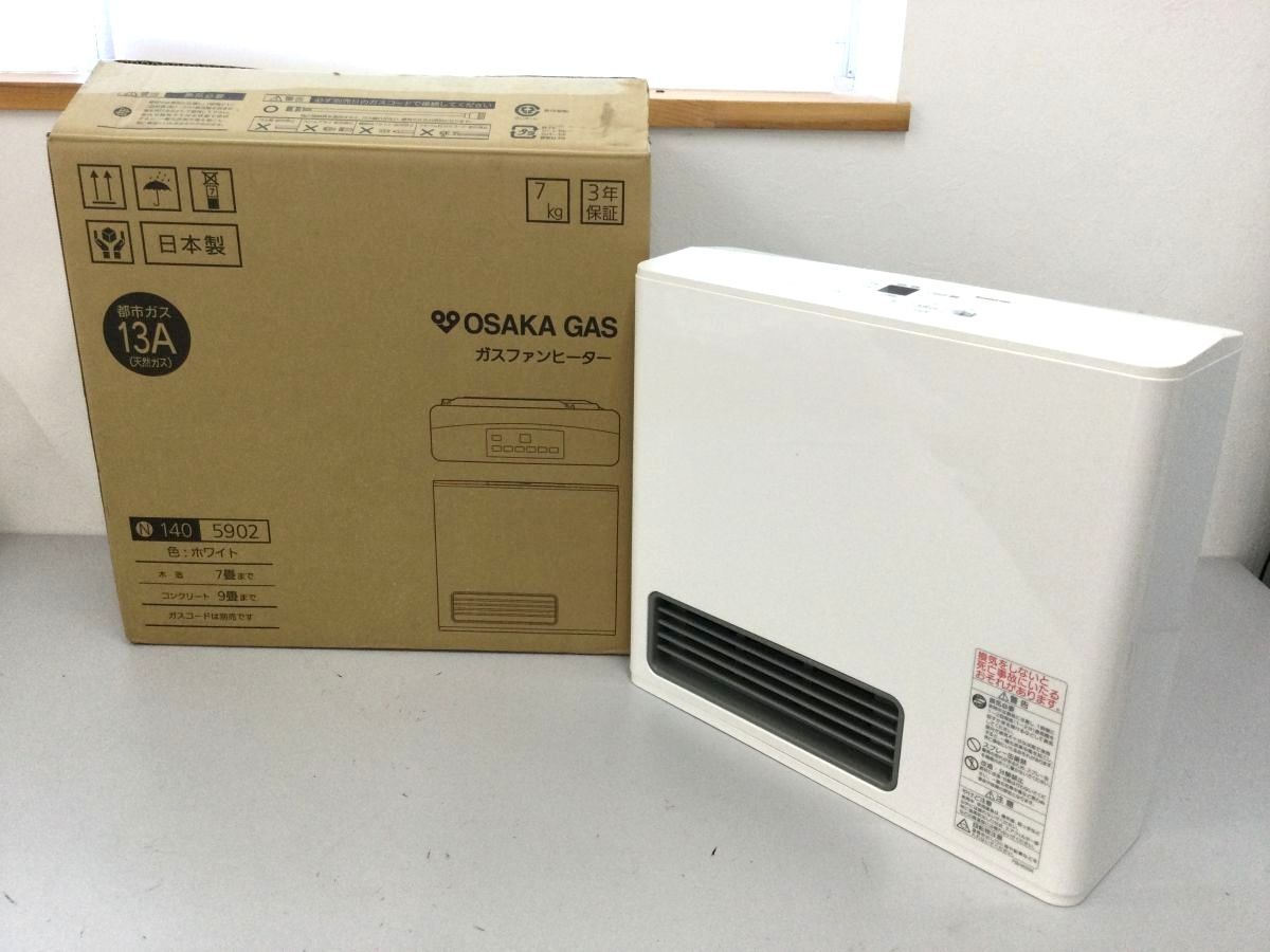 58h1☆稼働品♪大阪ガス ガスファンヒーターN140-5902 ノーリツ GFH
