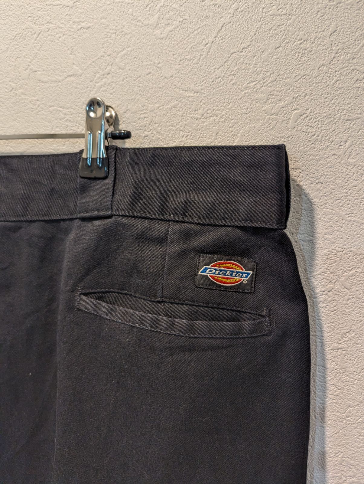 90's USA製 Dickies ディッキーズ ワークパンツ 874 ブラック TALON