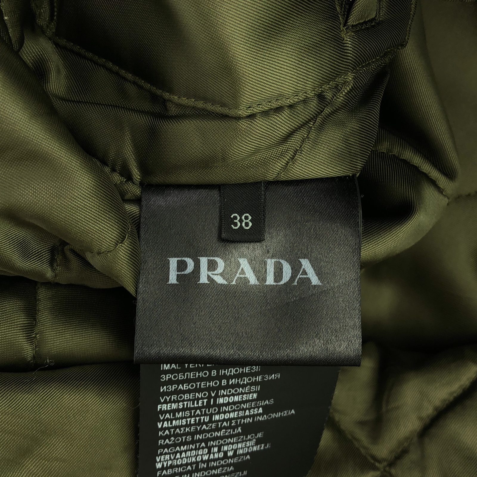 プラダ PRADA コート カーキグリーン 290993 カーキグリーン ナイロン