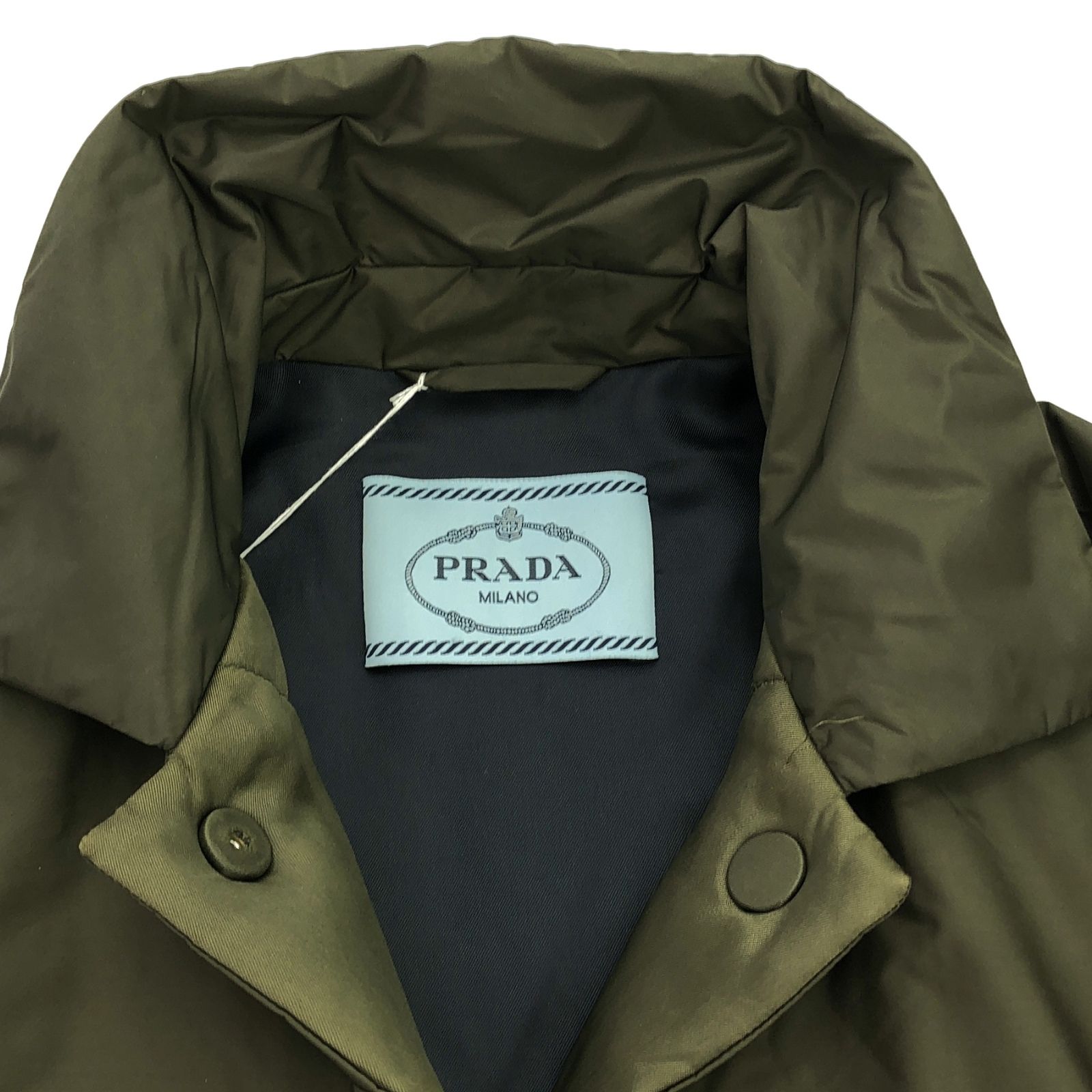 プラダ PRADA コート カーキグリーン 290993 カーキグリーン ナイロン