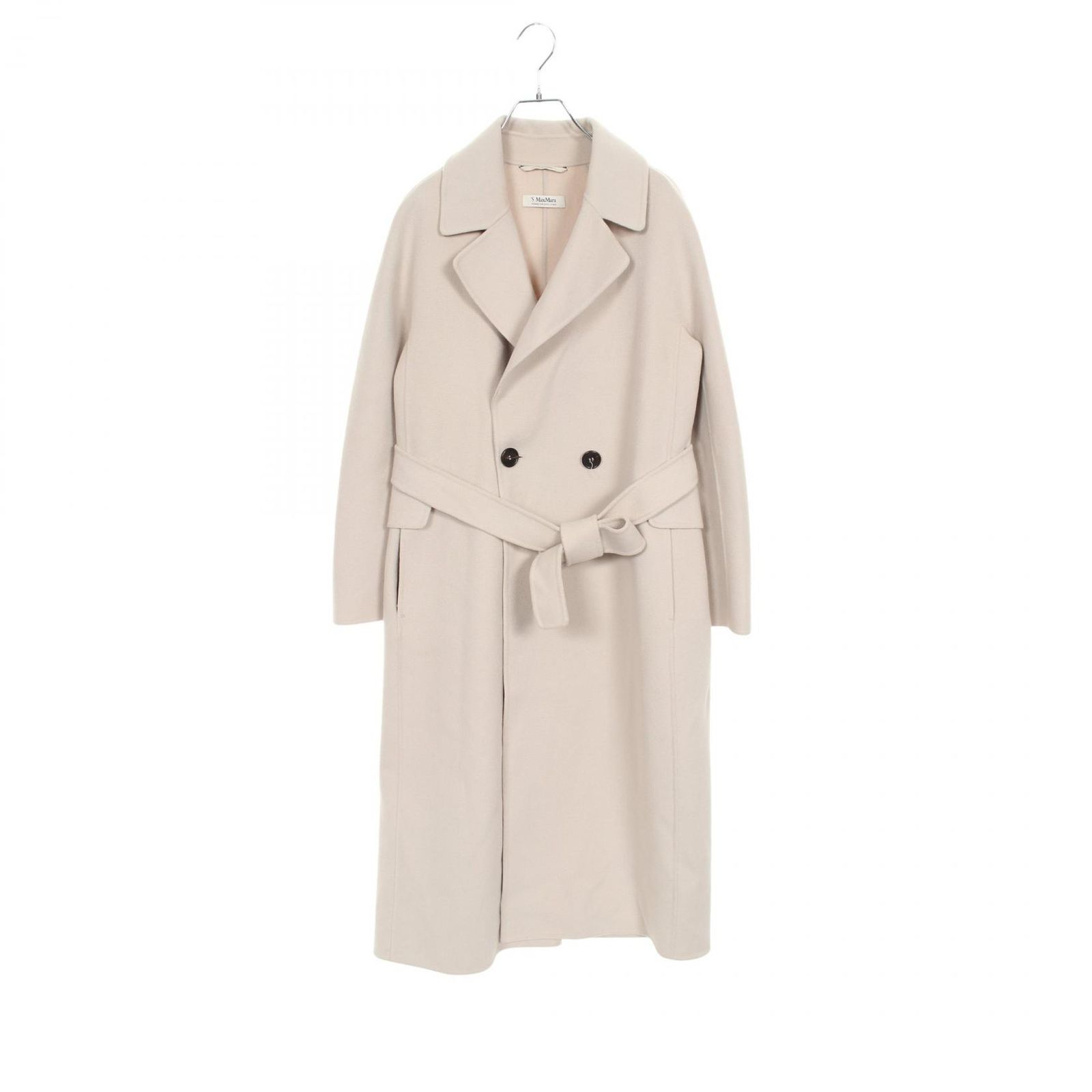 エス マックスマーラ S Max Mara ZENITH CUCITO AMANO ベージュ ウール コート レディース Used A