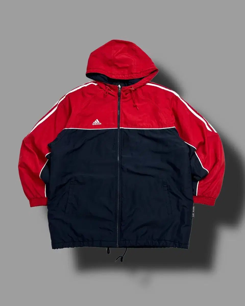 adidas 00s ネイビー レッド キルティング ジャケット XL KANDAIZUMI_COM