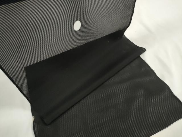 平和屋着物 夏物 黒紋付 黒反物 着尺 絽 DAAW7754zzz