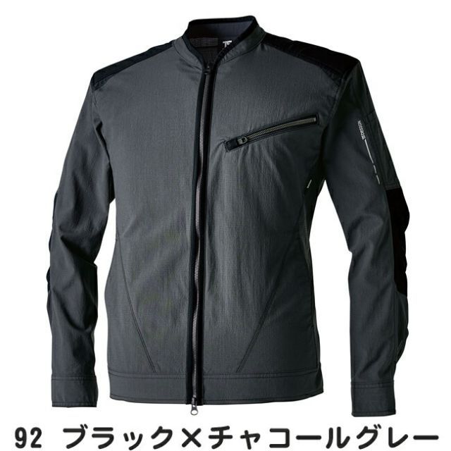 種類13：92 ブラック×チャコールグレー/4L(+330円) 注文 TSDESIGN 藤和