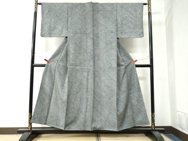 平和屋着物●大変加工の良い総絞り小紋　黒地　正絹　逸品　未使用　CAAW8794yc 平和屋着物○大変加工の良い総絞り小紋 黒地 正絹 逸品 未使用