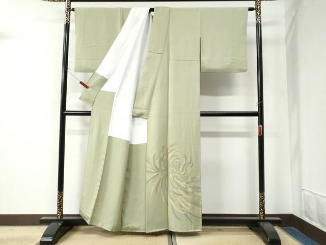 平和屋着物 豪華色留袖 作家物 寿光織 乱菊 金糸 正絹 CAAW8798yc