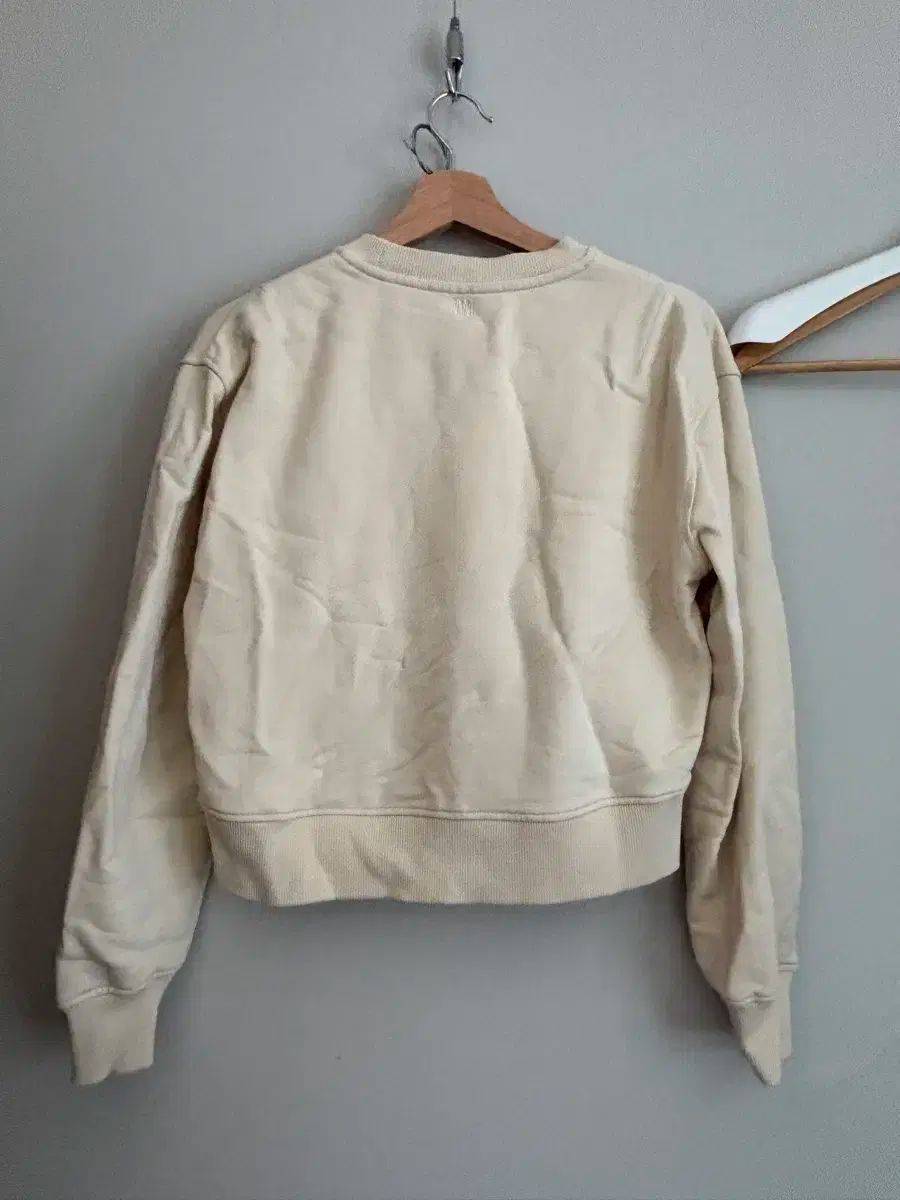  アミ スモールロゴ アイボリー スウェット トレーナー スウェット トップス