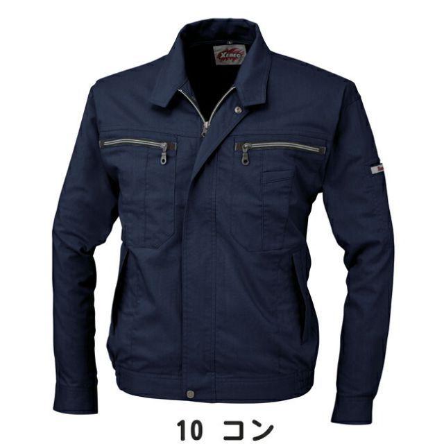 種類26：90 クロ/3L XEBEC ジーベック 長袖ブルゾン 8894