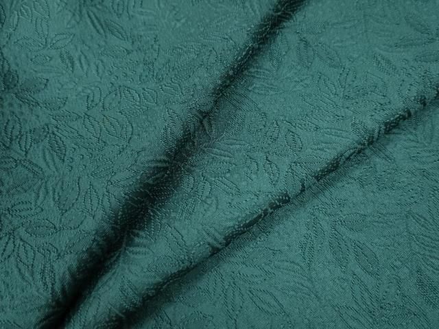 平和屋着物 上質な色無地 南天地紋 木賊色 ロング丈 正絹 CAAZ2839yc