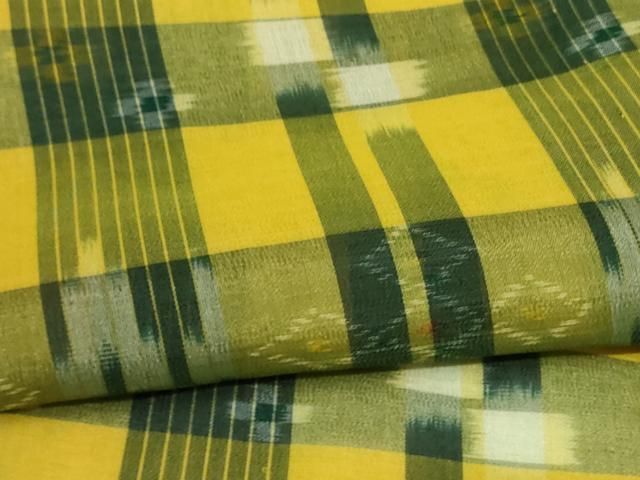 平和屋着物＊夏物 本場琉球絣 夏琉球 正絹 逸品 未使用 AABC1837jd