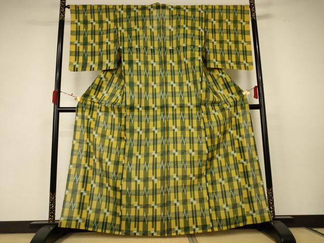 平和屋着物＊夏物　本場琉球絣　夏琉球　正絹　逸品　未使用　AABC1837jd 平和屋着物＊夏物 本場琉球絣 夏琉球 正絹 逸品 未使用 AABC1837jd