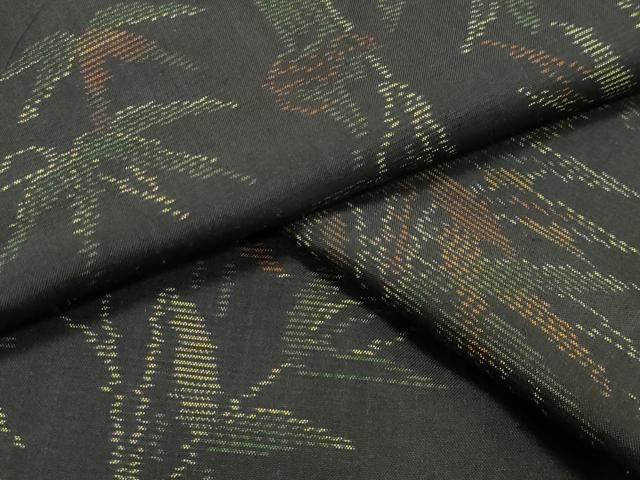 平和屋着物 本場大島紬 笹竹文 正絹 CAAY8102gh