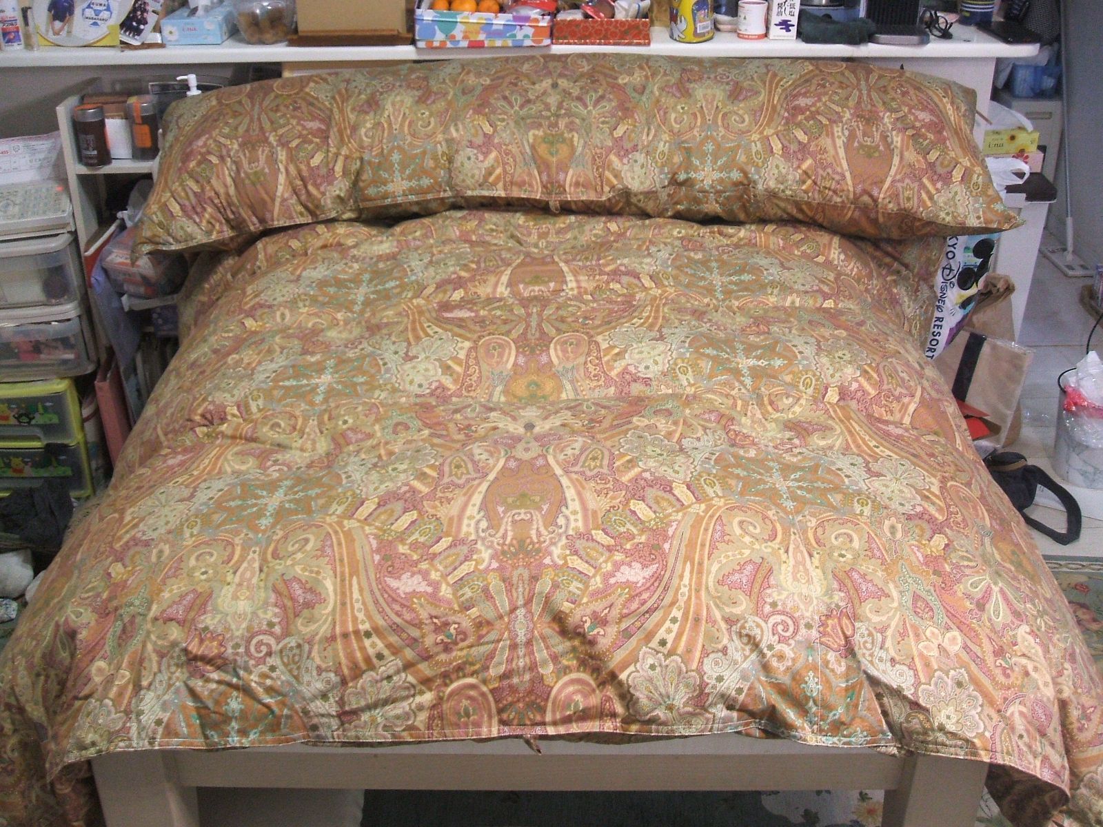 六つ星 ブラック フランス産 ダウン９５％ １ ２増量 ８０超長綿１００％二層式生地 羽毛布団 シングル ピンク