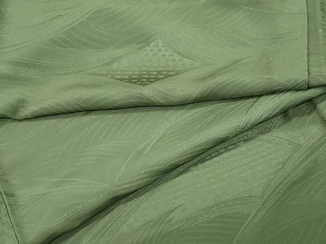 平和屋着物 上質な色無地 吉祥地紋 岩井茶色 正絹 CAAZ1029vf