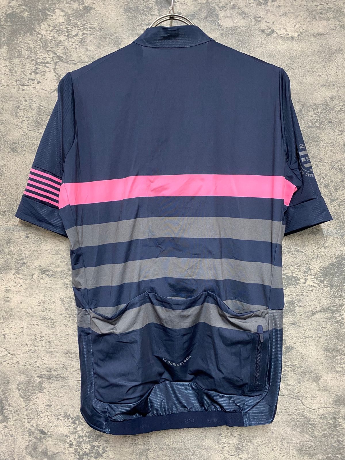 JM812 ラファ Rapha RCC PRO TEAM JERSEY 半袖 サイクルジャージ 紺 L
