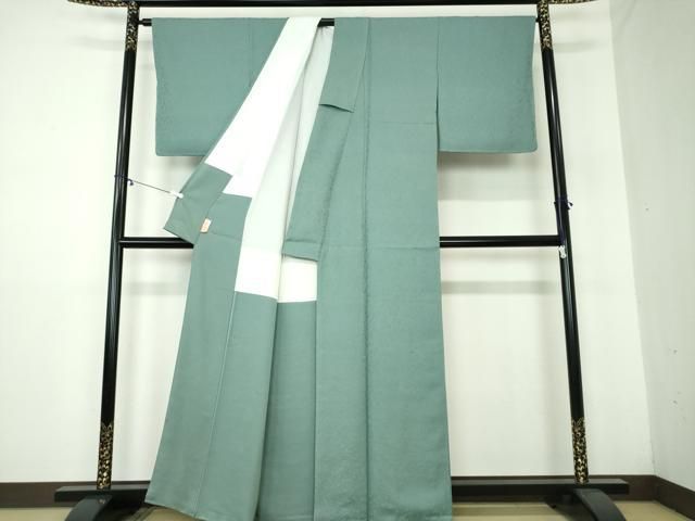 草花地紋 錆鼠色