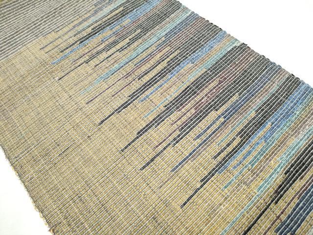 平和屋着物 八寸名古屋帯 紬地 霞文 正絹 CAAZ4095hy