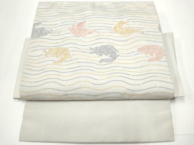 平和屋着物●つけ帯　名物裂　荒磯　正絹　逸品　CAAZ4097hy 平和屋着物○つけ帯 名物裂 荒磯 正絹 逸品 CAAZ4097hy - メルカリ