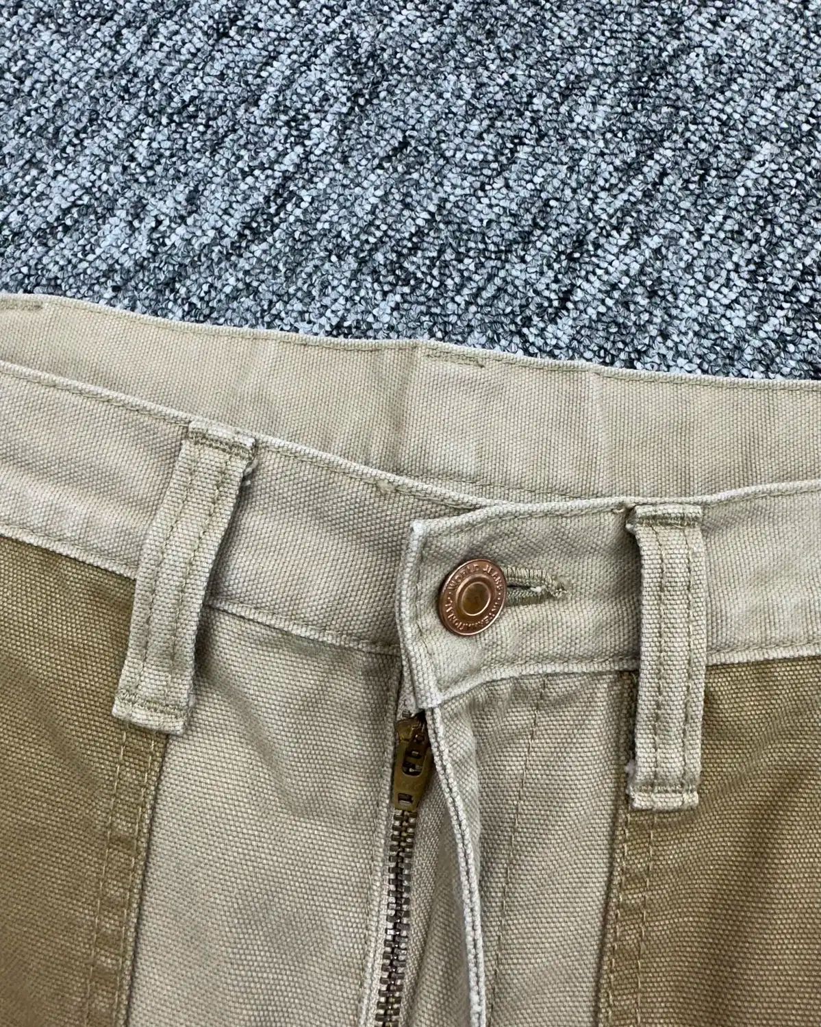 LOVE 承 Her 段44 KAJIMA HOOK ダブルニー ワークパンツ-M 1110