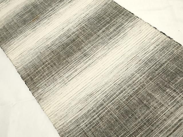 平和屋着物 八寸名古屋帯 紬地 霞文 正絹 CAAZ0372dy