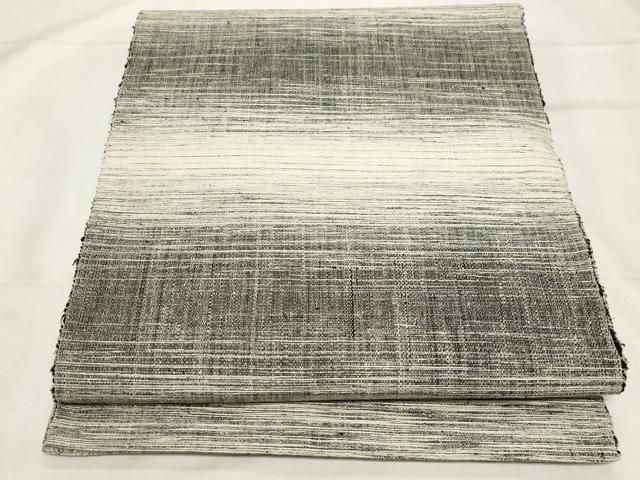 平和屋着物 八寸名古屋帯 紬地 霞文 正絹 CAAZ0372dy