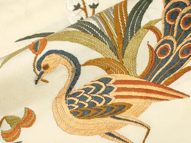 九寸名古屋帯 唐織