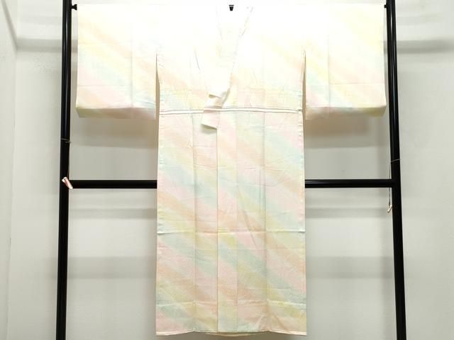 平和屋着物●長襦袢　無双仕立て　霞斜線文　正絹　逸品　CAAZ1101vf 平和屋着物○長襦袢 無双仕立て 霞斜線文 正絹 逸品 CAAZ1101vf - メルカリ