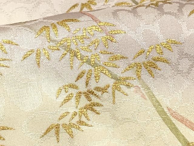 霞笹竹文 暈し染め