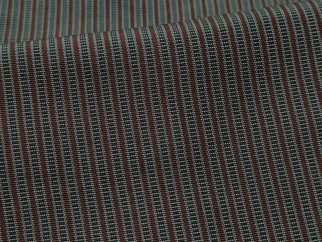 平和屋着物○男性 人間国宝 甲田栄佑 精好仙台平 馬乗り袴 間道 正絹  