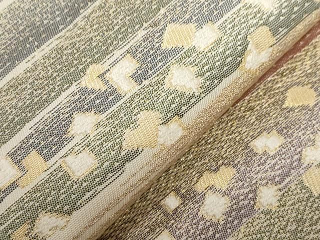 九寸名古屋帯 箔散らし霞文