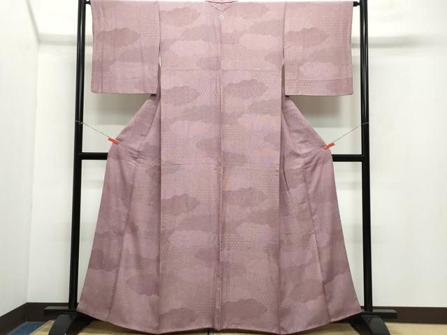 平和屋着物 江戸小紋 雲重ね吉祥文 正絹 CAAZ1119vf