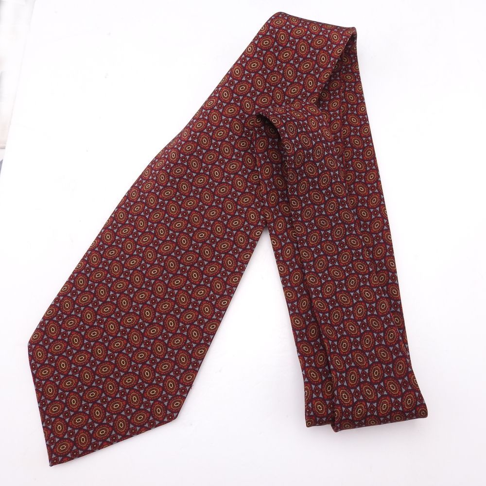 Christian Dior シルクネクタイ ロゴグラム レッド Christian Dior シルクネクタイ レッド系 メンズ 高級シルク100