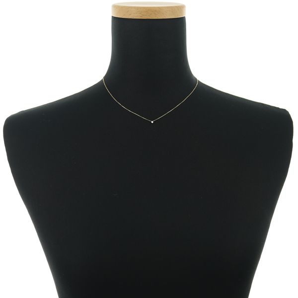 エテ ネックレス ダイヤ 一粒 K10YG 179456 FORTGASGNV_COM_BR