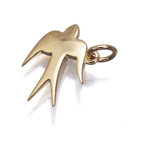 ポメラート ペンダントトップ ドド ツバメ アニマル K18YG 179217