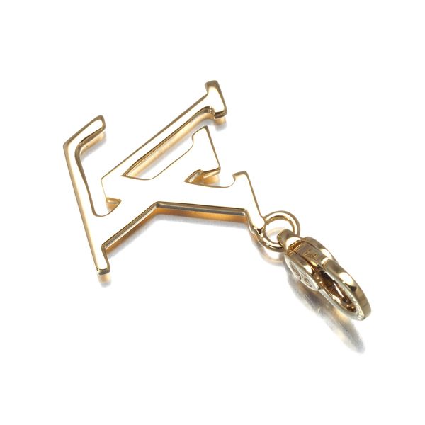 ルイヴィトン ペンダントトップ LV ロゴ チャーム K18YG #179519