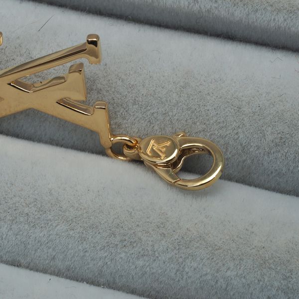 ルイヴィトン ペンダントトップ LV ロゴ チャーム K18YG #179519