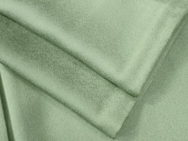 平和屋着物 上質な色無地 山葵色 正絹 CAAZ3068yc