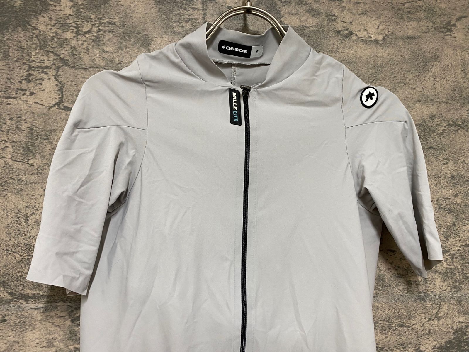 JL096 アソス assos MILLE GTS JERSEY C2 半袖 サイクルジャージ ベージュ 黒 S BRIGHTFACE_UK