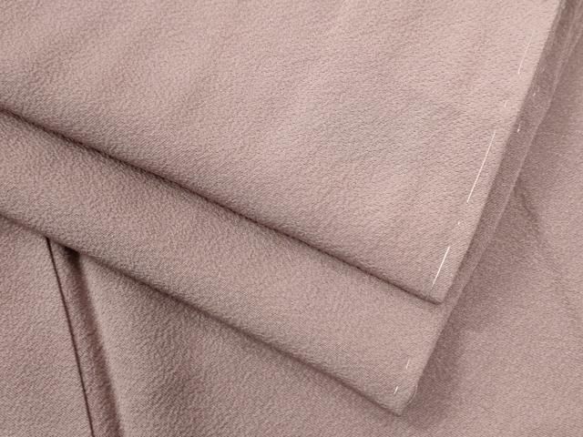 平和屋着物 上質な色無地 薄柿色 正絹 CAAZ3073yc