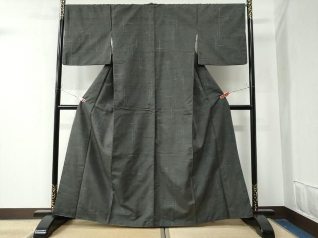 平和屋着物 上質な小紋 紬地 吉祥文 正絹 CAAZ3077yc