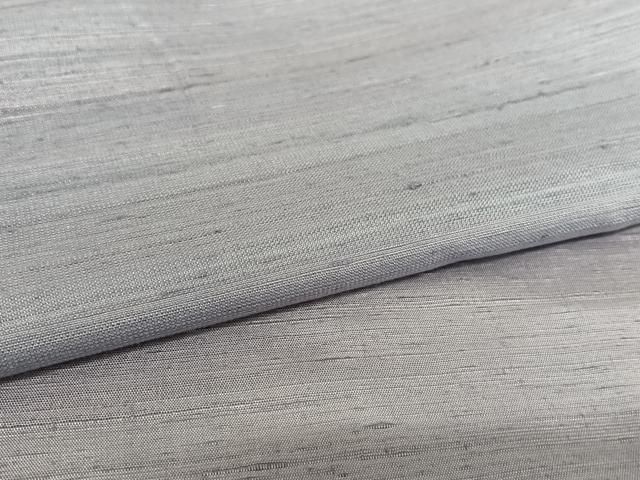 平和屋着物○紅花紬 米沢 新田秀次 訪問着 紅花染 横段文 正絹 逸品