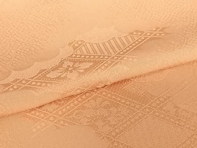 上質な色無地 花菱地紋