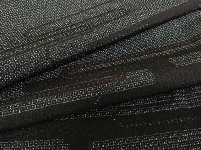 平和屋着物○本塩沢 110亀甲 エ霞文 正絹 逸品 AABC4860zg - メルカリ