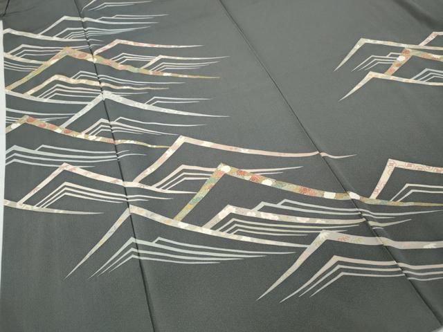 平和屋着物●十日町老舗ブランド　吉澤友禅　吾妻徳穂　訪問着　駒刺繍　吉祥花文　金彩　正絹　逸品　CAAZ2694ut 平和屋着物○十日町老舗ブランド 吉澤友禅 吾妻徳穂 訪問着 駒刺繍